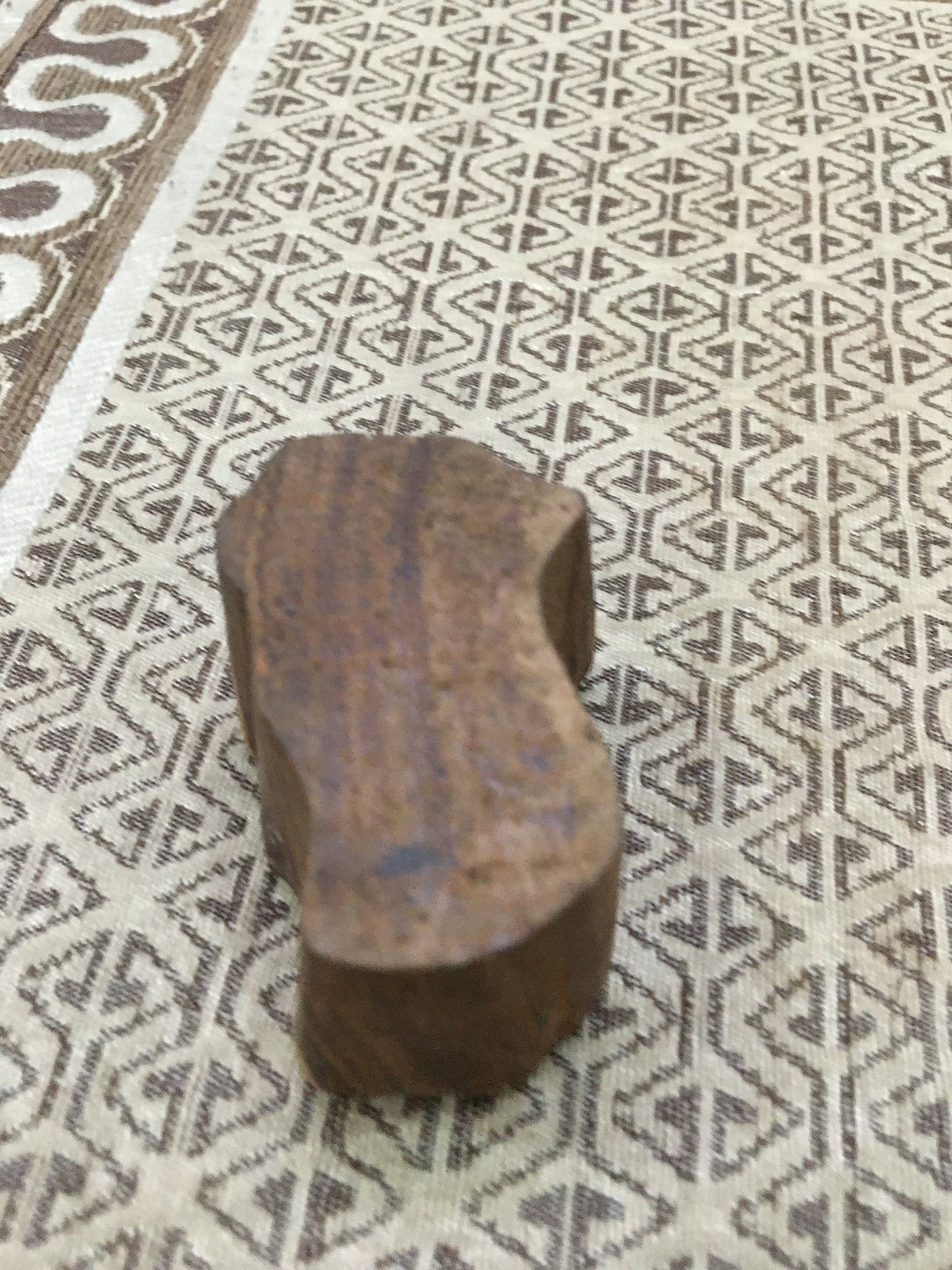 Celtic Lion, hand carved Indian wood printing block; textile stamp; pottery stamp,
