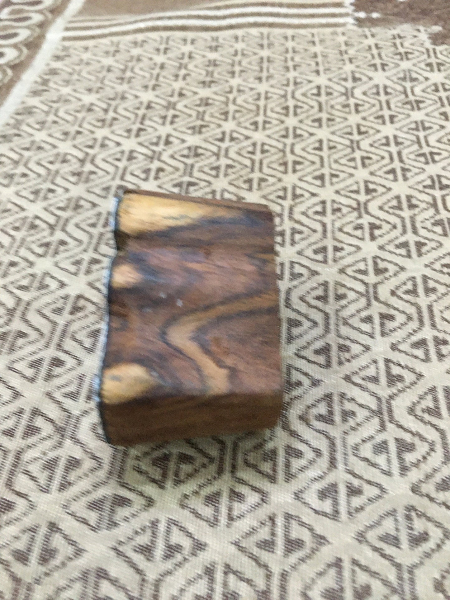 Celtic Lion, hand carved Indian wood printing block; textile stamp; pottery stamp,
