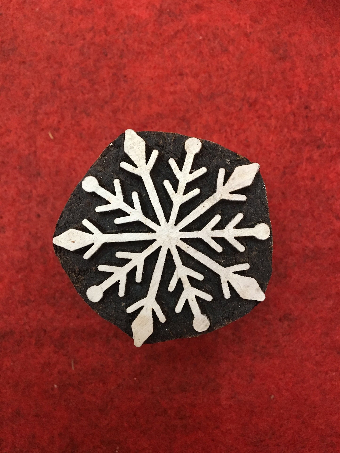 10 piece different Designs SET Snowflake Motif Wooden Textile Block Christmas Wood Block Stamp Hand Carved Stamp For Printing, Soap stamp.