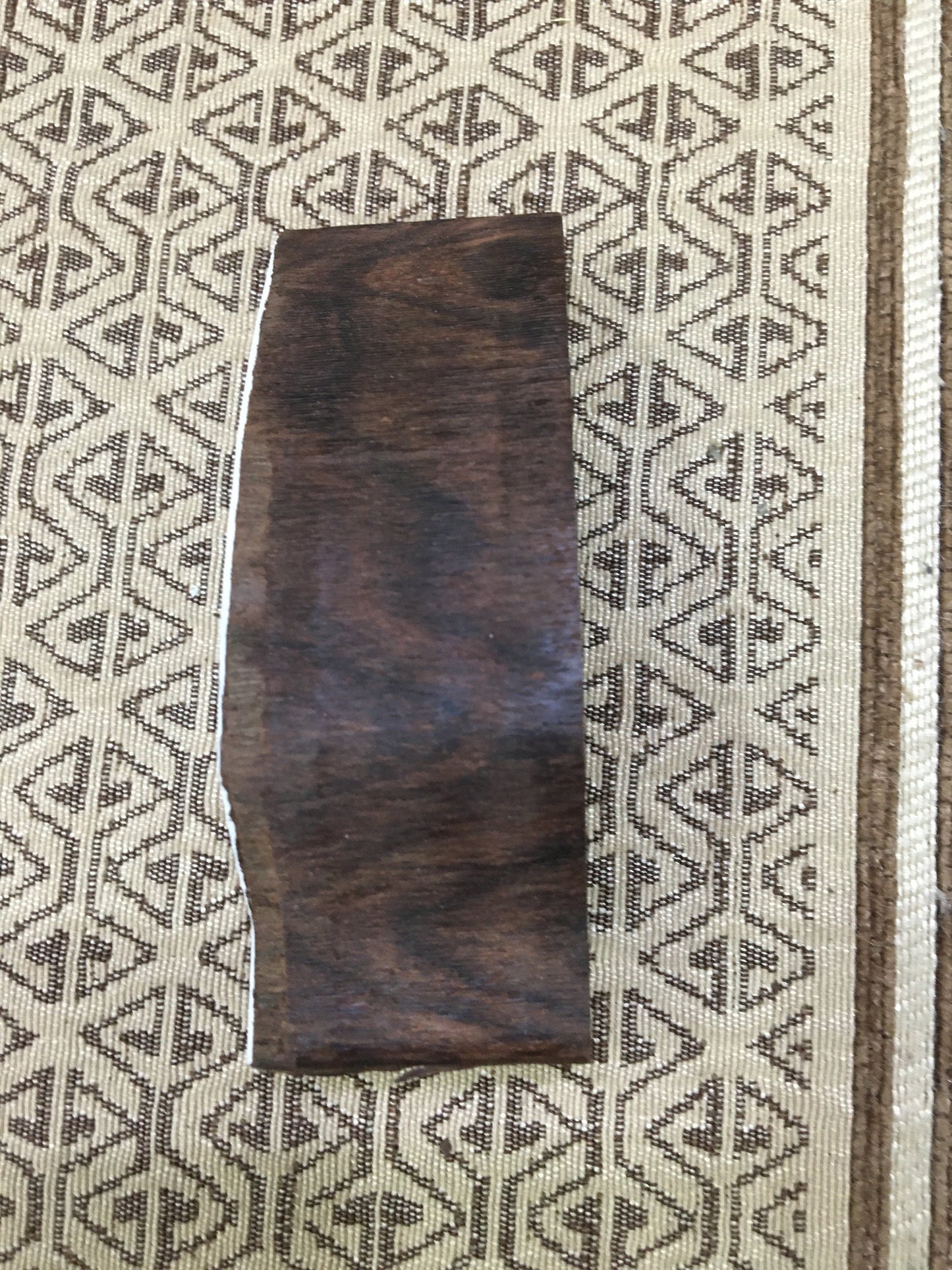 Solid Weed Leaf, hand carved Indian wood printing block; textile stamp; pottery stamp,