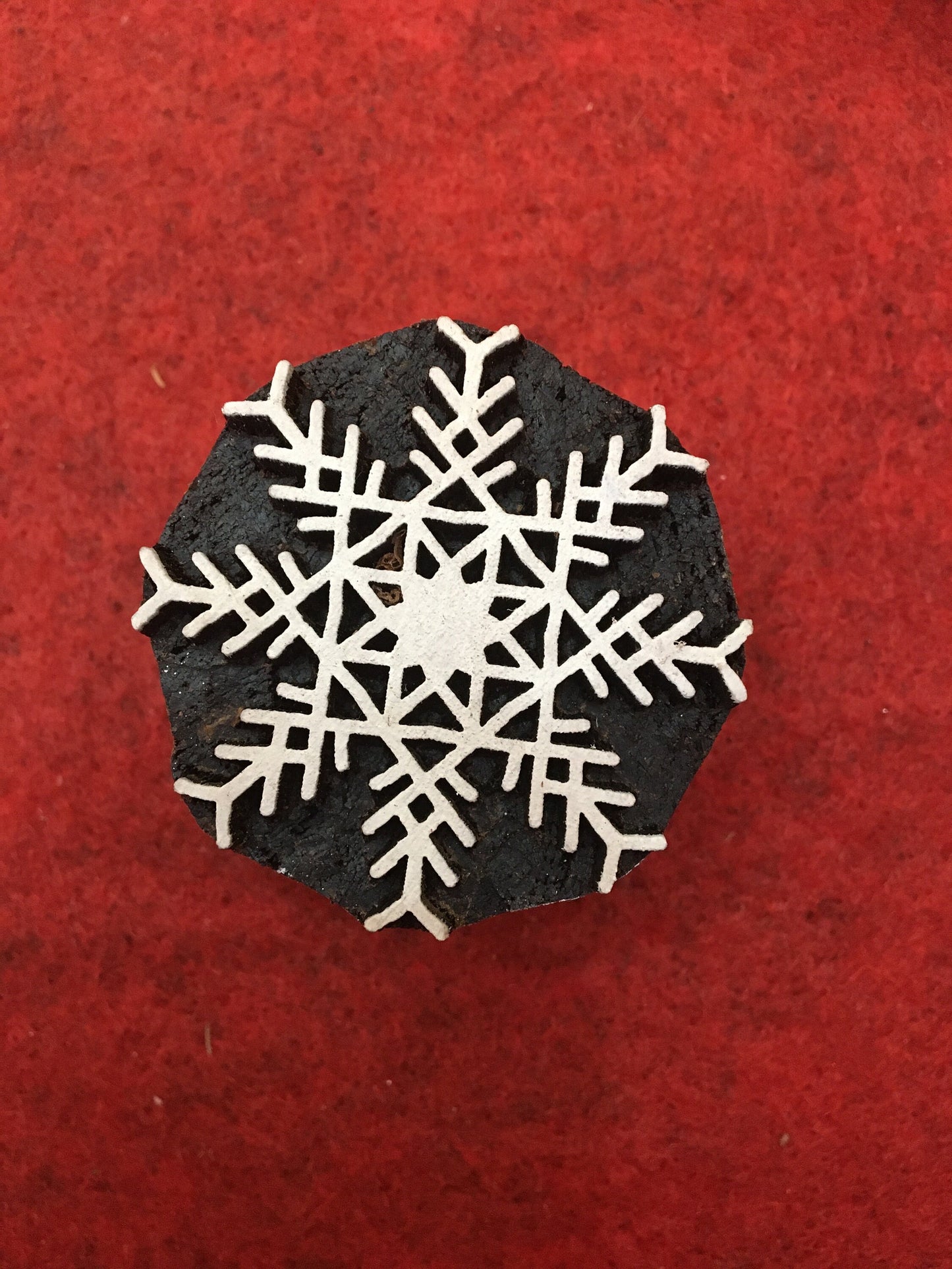 10 piece different Designs SET Snowflake Motif Wooden Textile Block Christmas Wood Block Stamp Hand Carved Stamp For Printing, Soap stamp