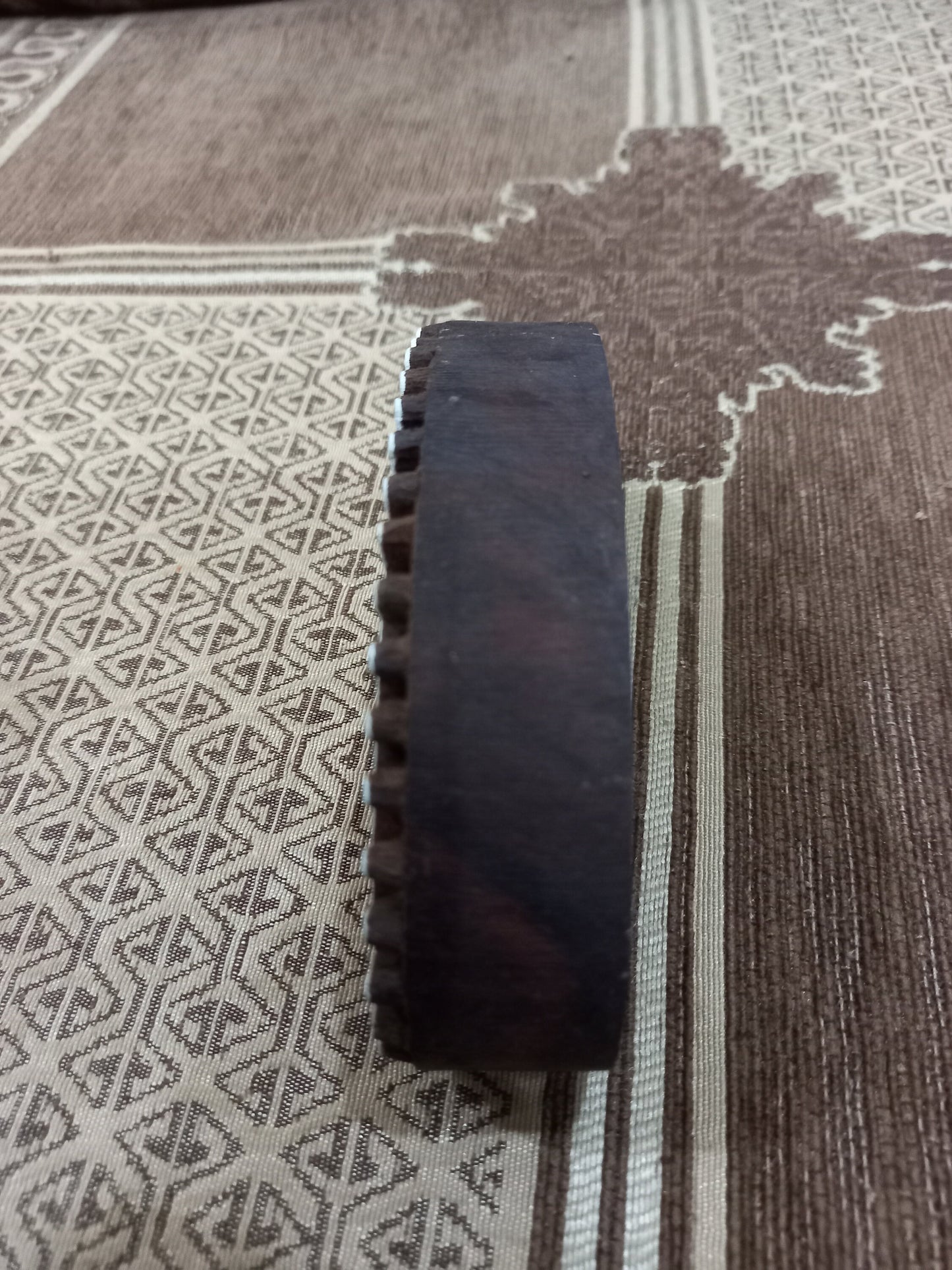 A Long Paisley Stamp ,pottery stamp ceramic mold scrapbooking tjap batik printing floral carved stamps.