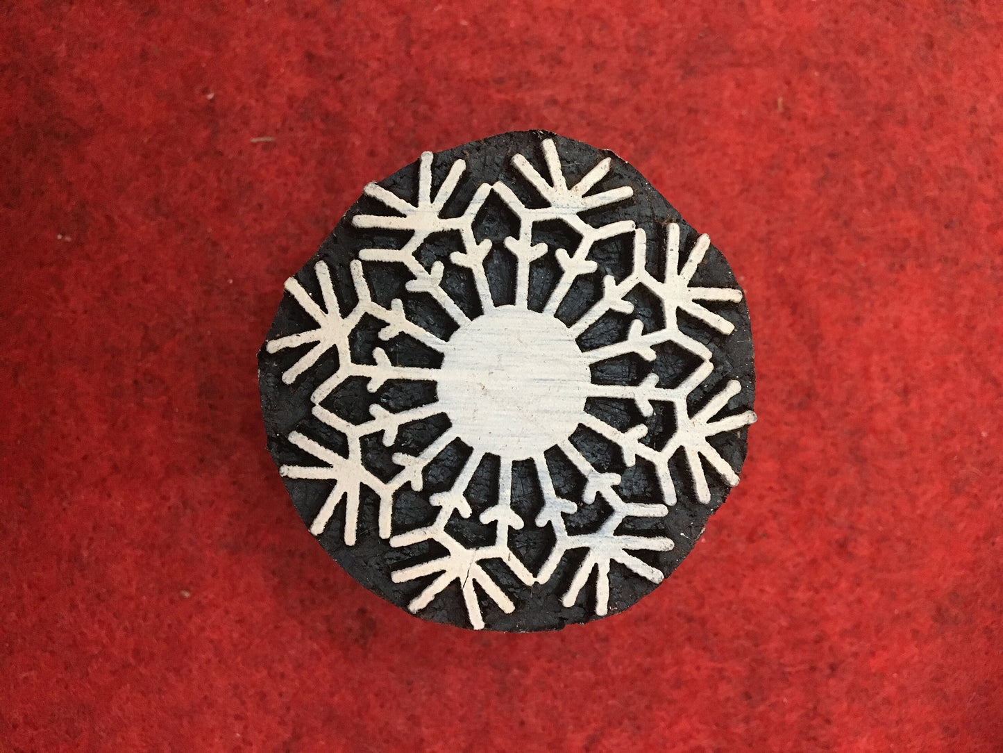 10 piece different Designs SET Snowflake Motif Wooden Textile Block Christmas Wood Block Stamp Hand Carved Stamp For Printing, Soap stamp