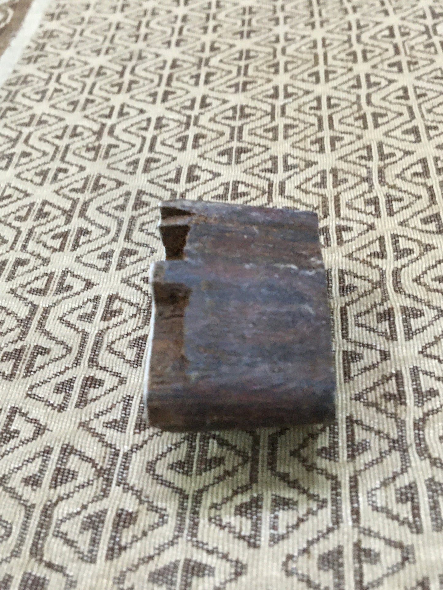 Woodpecker Bird, hand carved Indian wood printing block; textile stamp; pottery stamp,