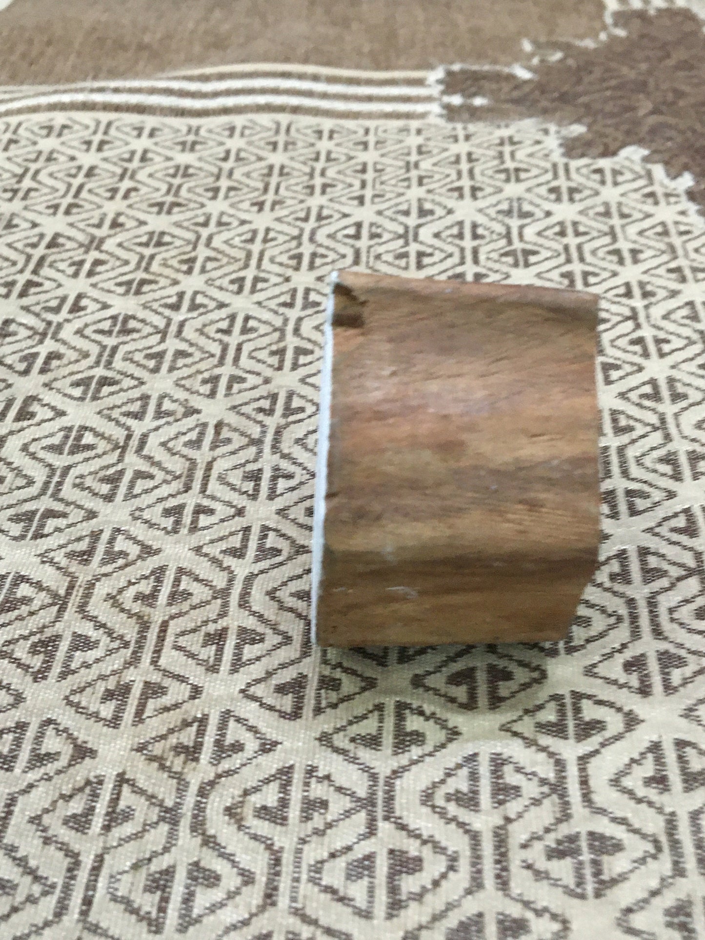Cake Muffin, hand carved Indian wood printing block; textile stamp; pottery stamp,