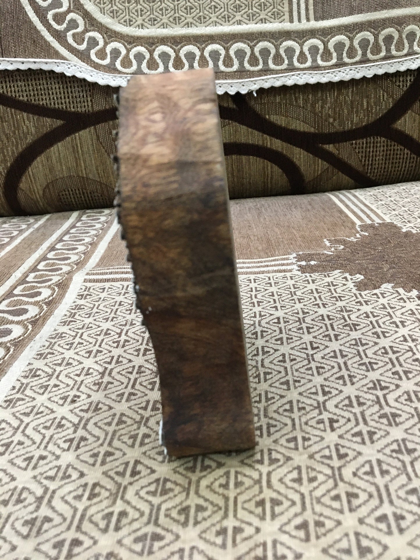 Dense Leaves Tree, hand carved Indian wood printing block; textile stamp; pottery stamp,