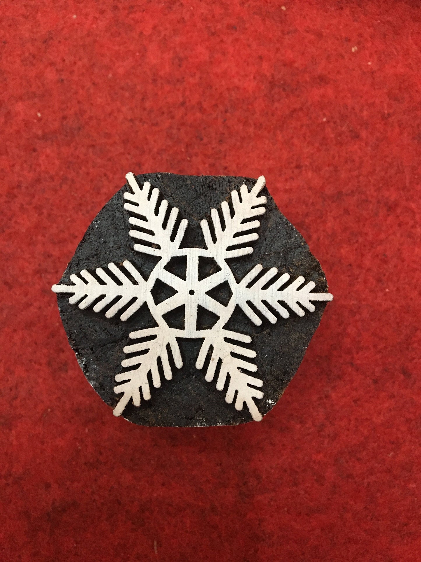 10 piece different Designs SET Snowflake Motif Wooden Textile Block Christmas Wood Block Stamp Hand Carved Stamp For Printing, Soap stamp