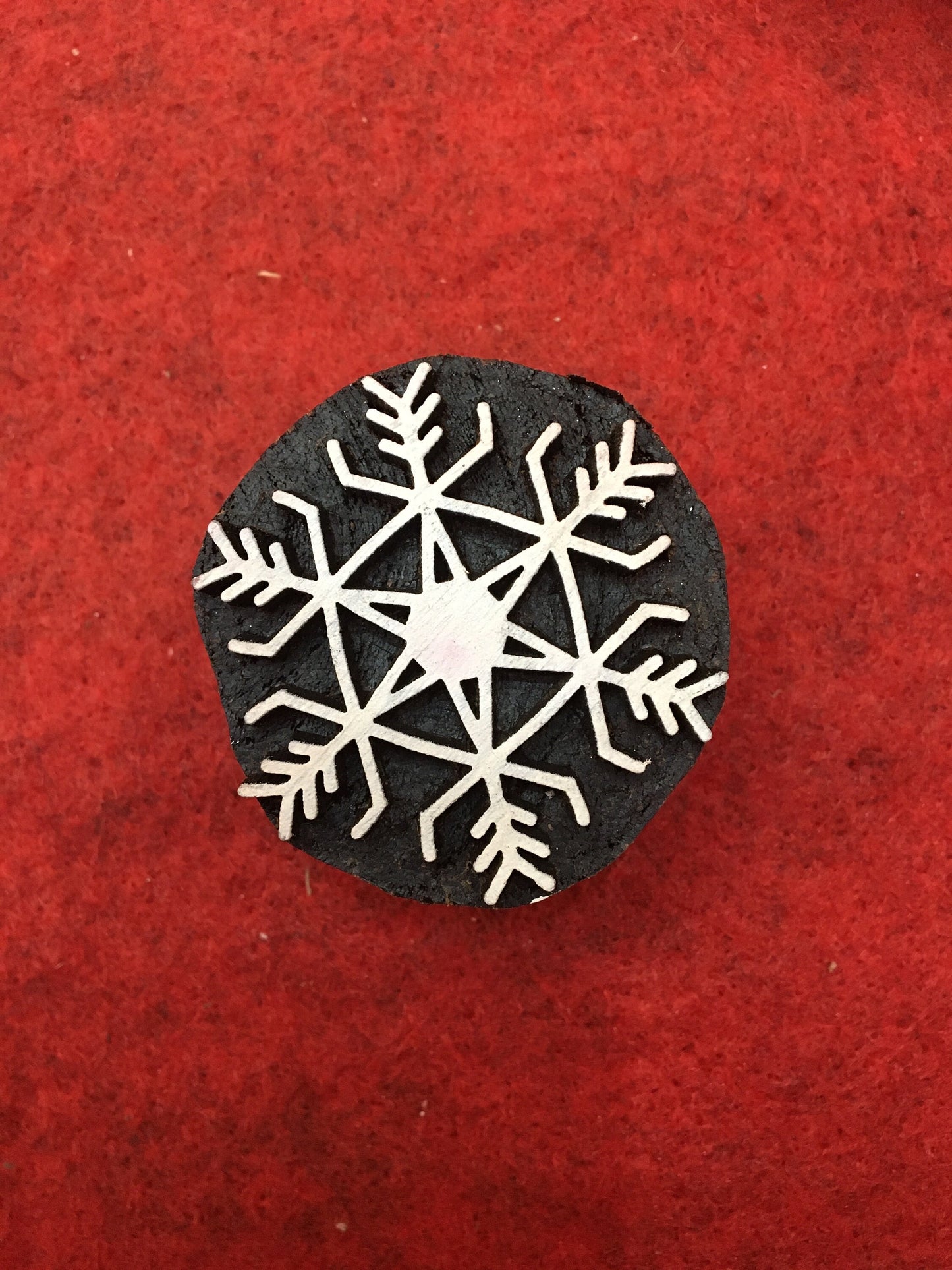 10 piece different Designs SET Snowflake Motif Wooden Textile Block Christmas Wood Block Stamp Hand Carved Stamp For Printing, Soap stamp.