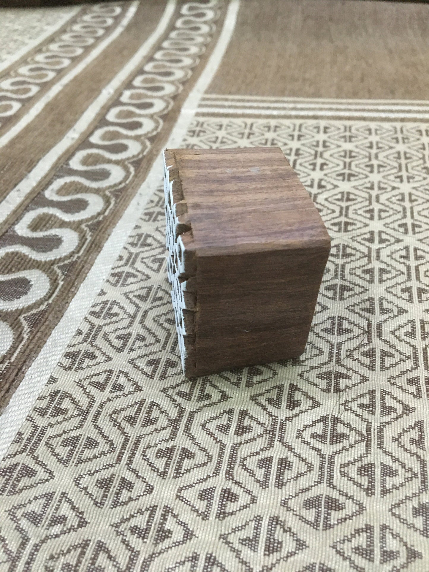 Arabesque Elegance: Exquisite Square Arabic Pattern Wooden Printing Blocks for Artistic Creations , wood block stamp, pottery stamps
