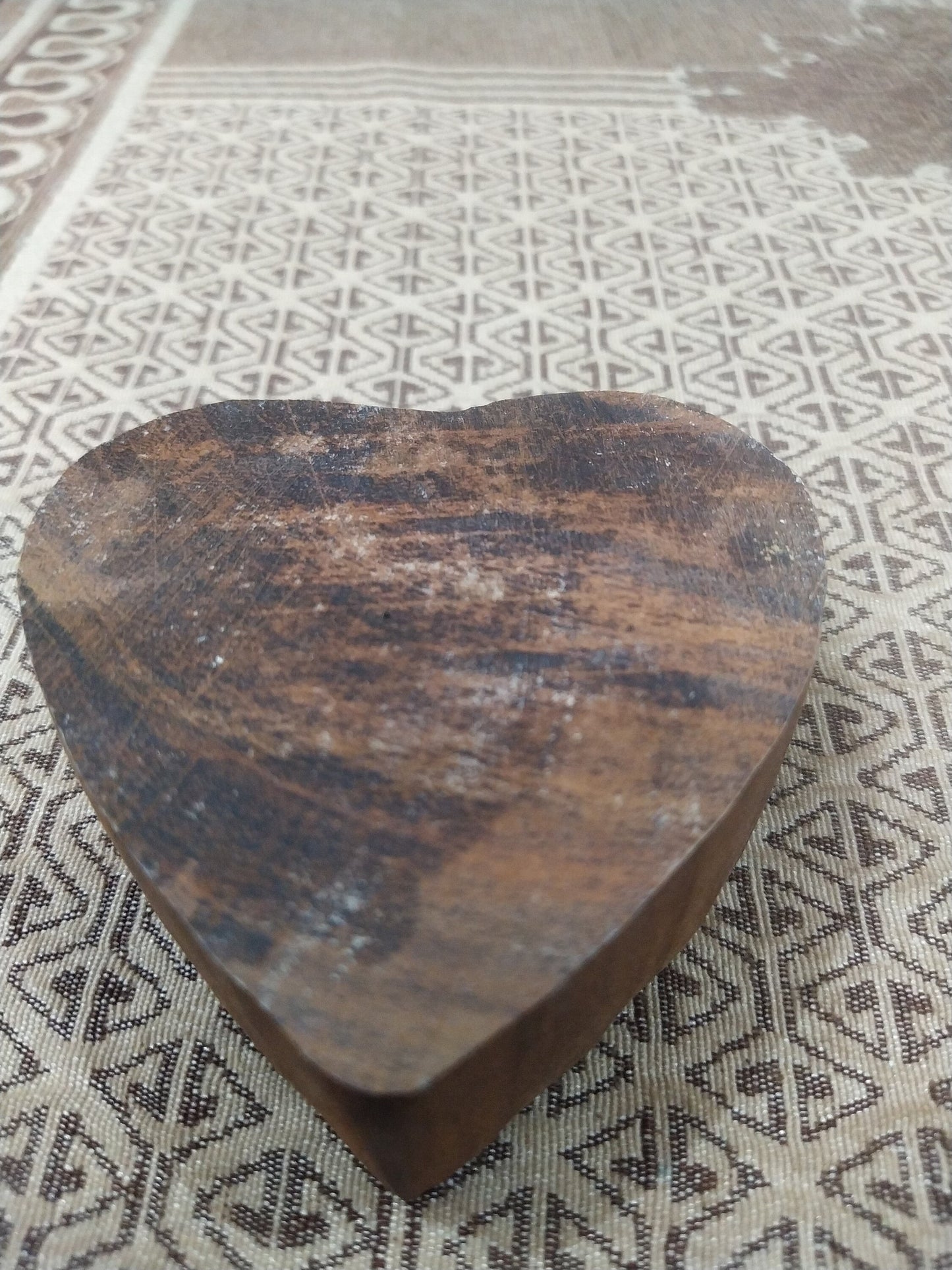 Detailed heart pottery stamp ceramic mold scrapbooking tjap batik printing floral carved stamps.