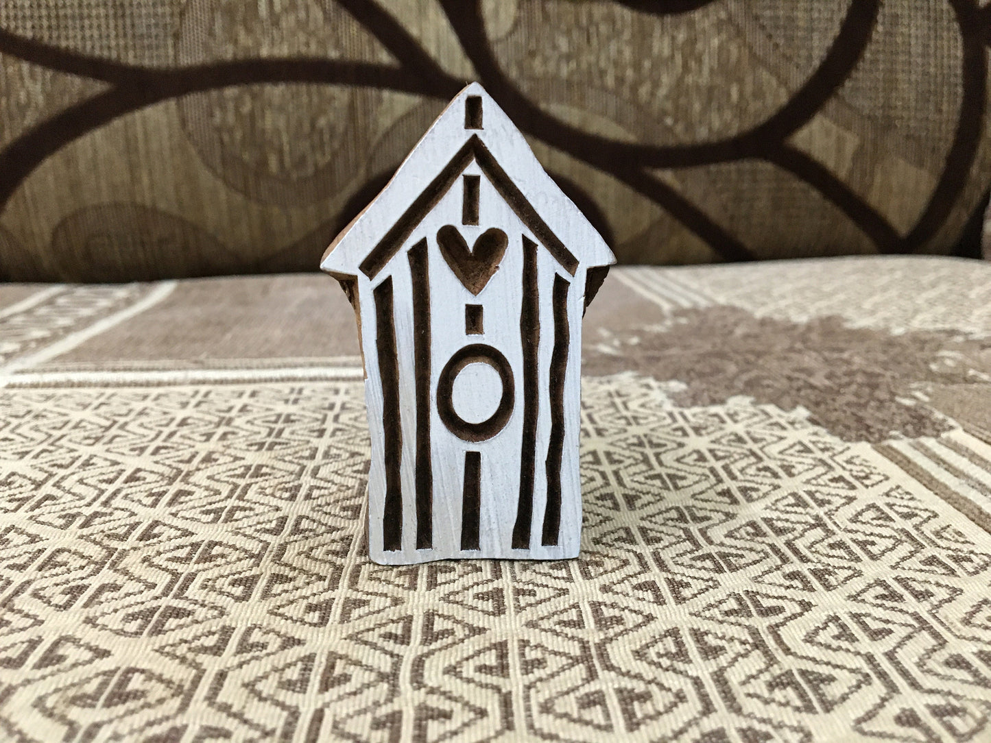 Beach Hut, pottery stamp ceramic mold scrapbooking tjap batik printing floral carved stamps.