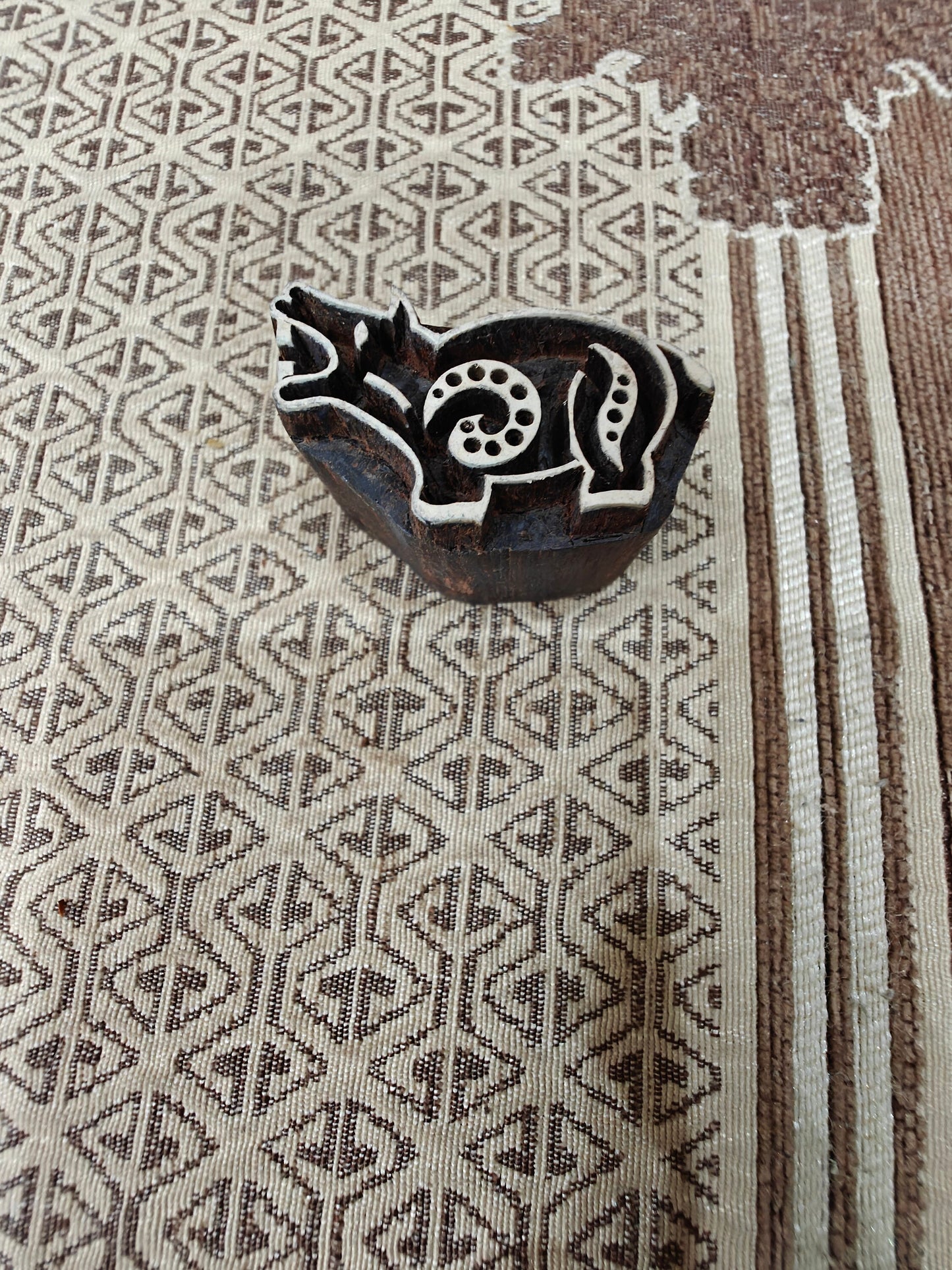 Angry Hipoo pottery stamp ceramic mold scrapbooking tjap batik printing floral carved stamps.
