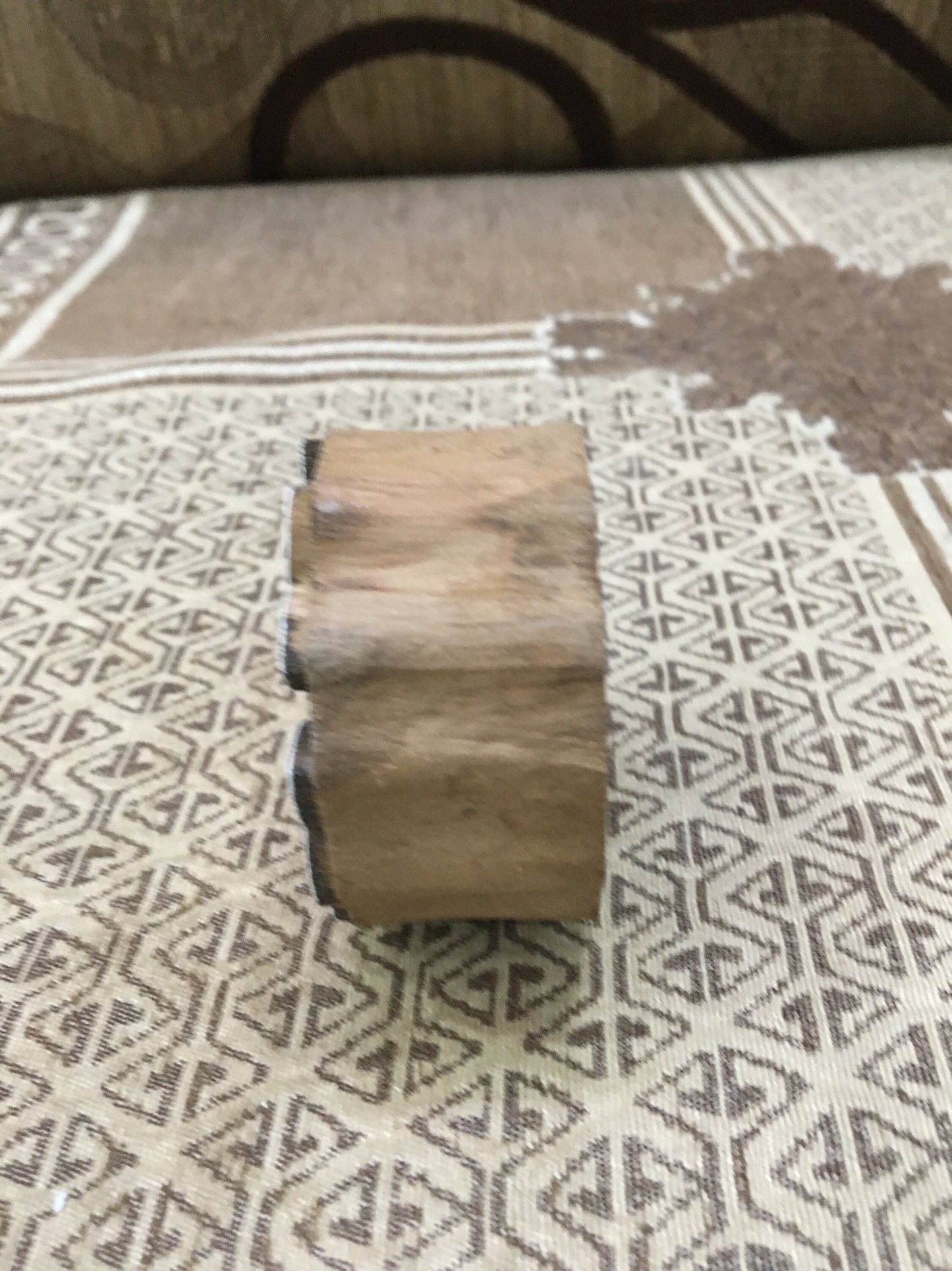 Celtic Knot Circle, hand carved Indian wood printing block; textile stamp; pottery stamp,