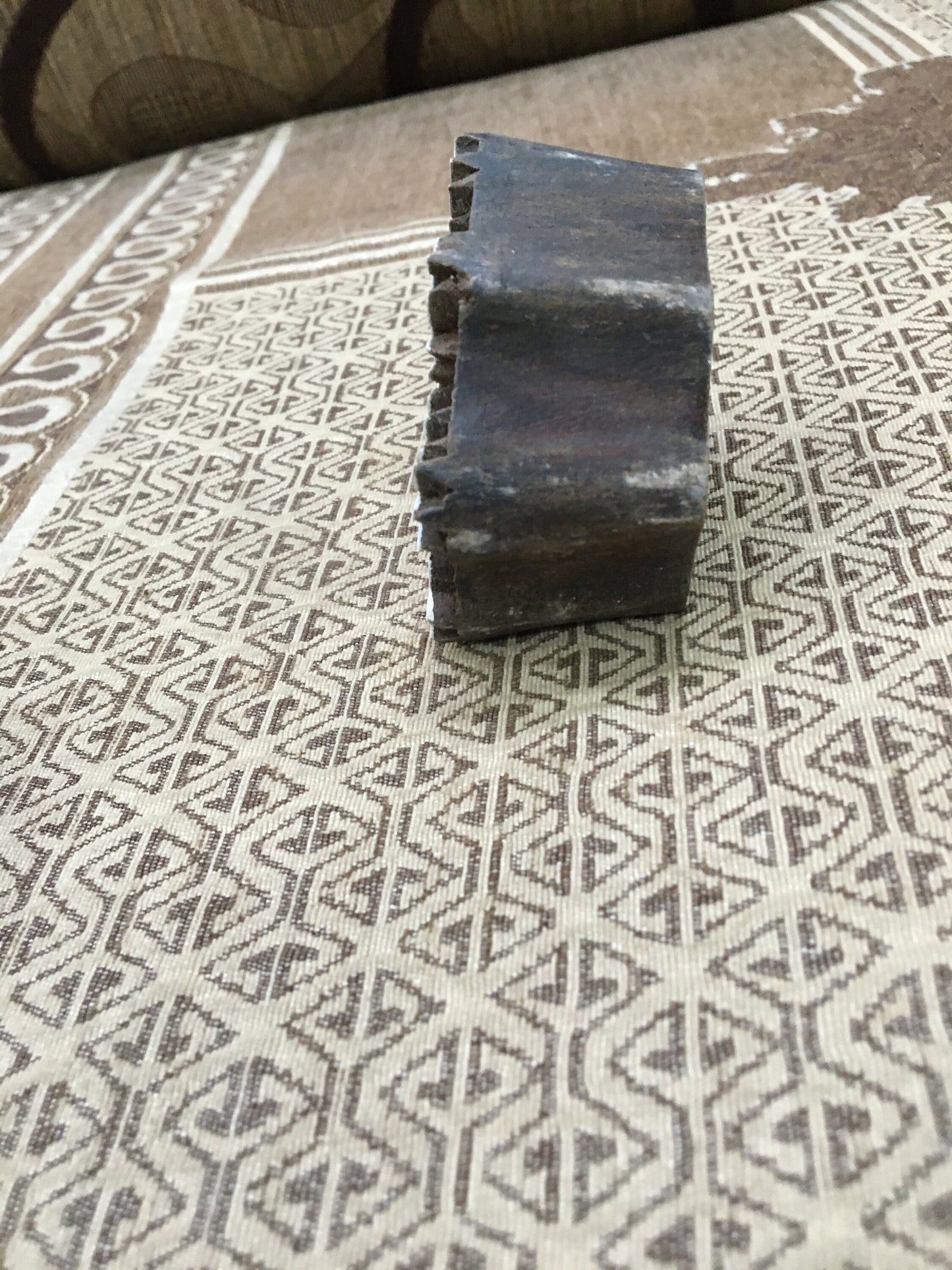 Bunch Of Leaf, hand carved Indian wood printing block; textile stamp; pottery stamp,