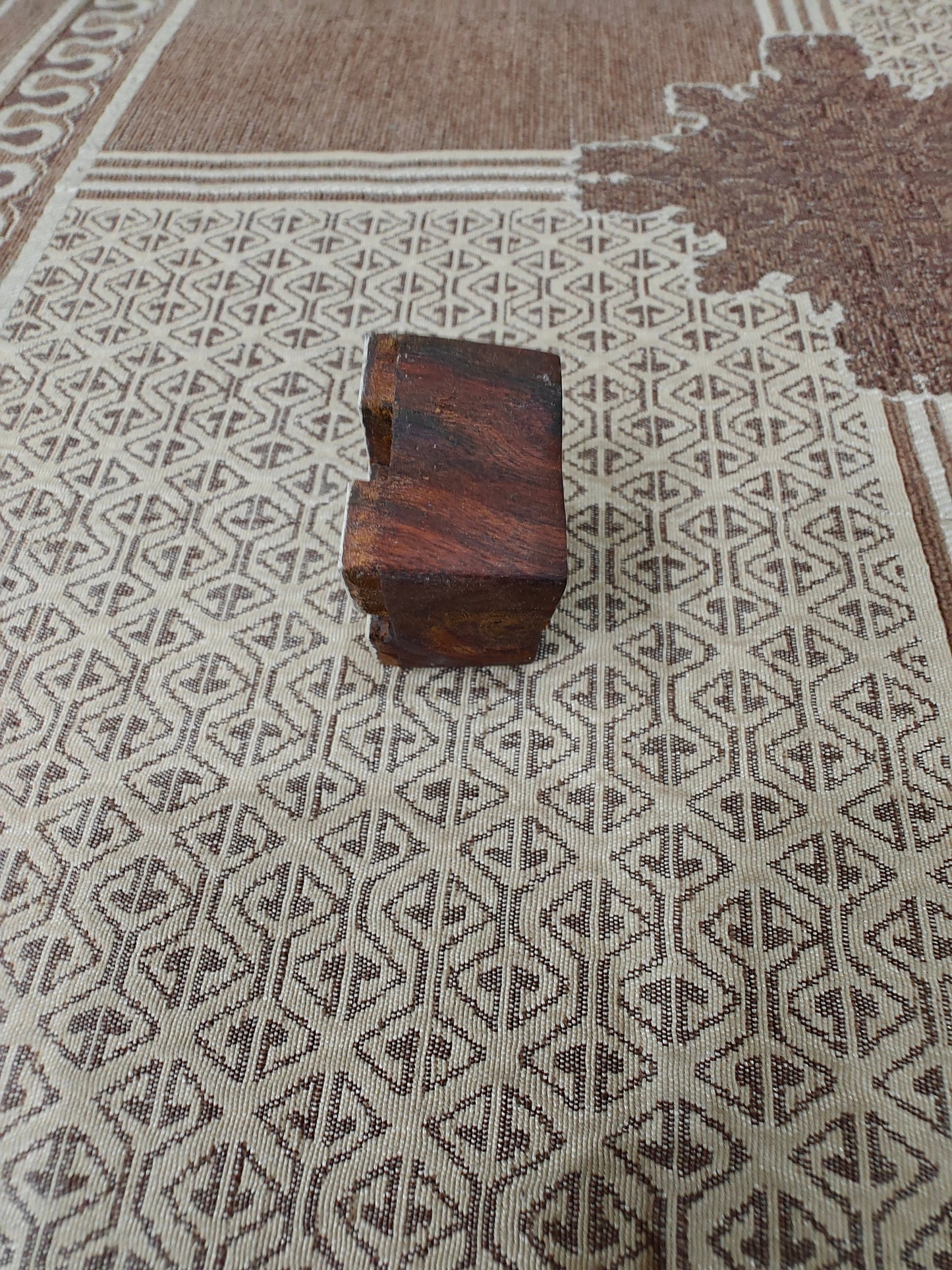 Mini square 4 pottery stamp ceramic mold scrapbooking tjap batik printing floral carved stamps.