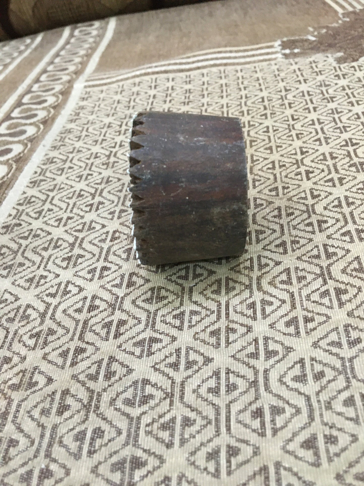 Sun Mandala, Round Hand Carved Indian Wooden Stamp , Wood Block for Textile Fabric Stamping Henna Pottery DIY