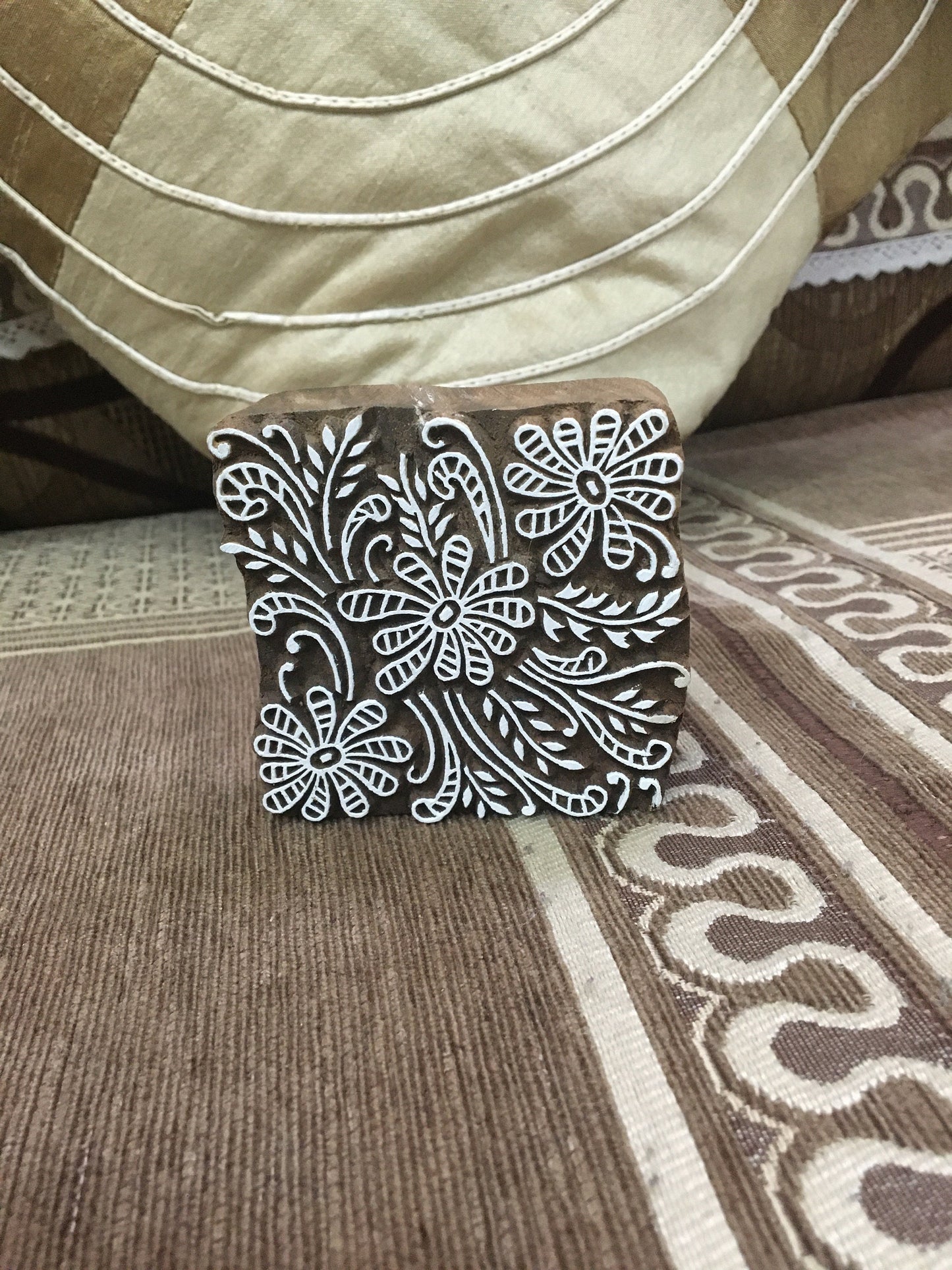 Tile Designs wooden Printing Blocks pottery stamp ceramic stamp batik printing Tjaps