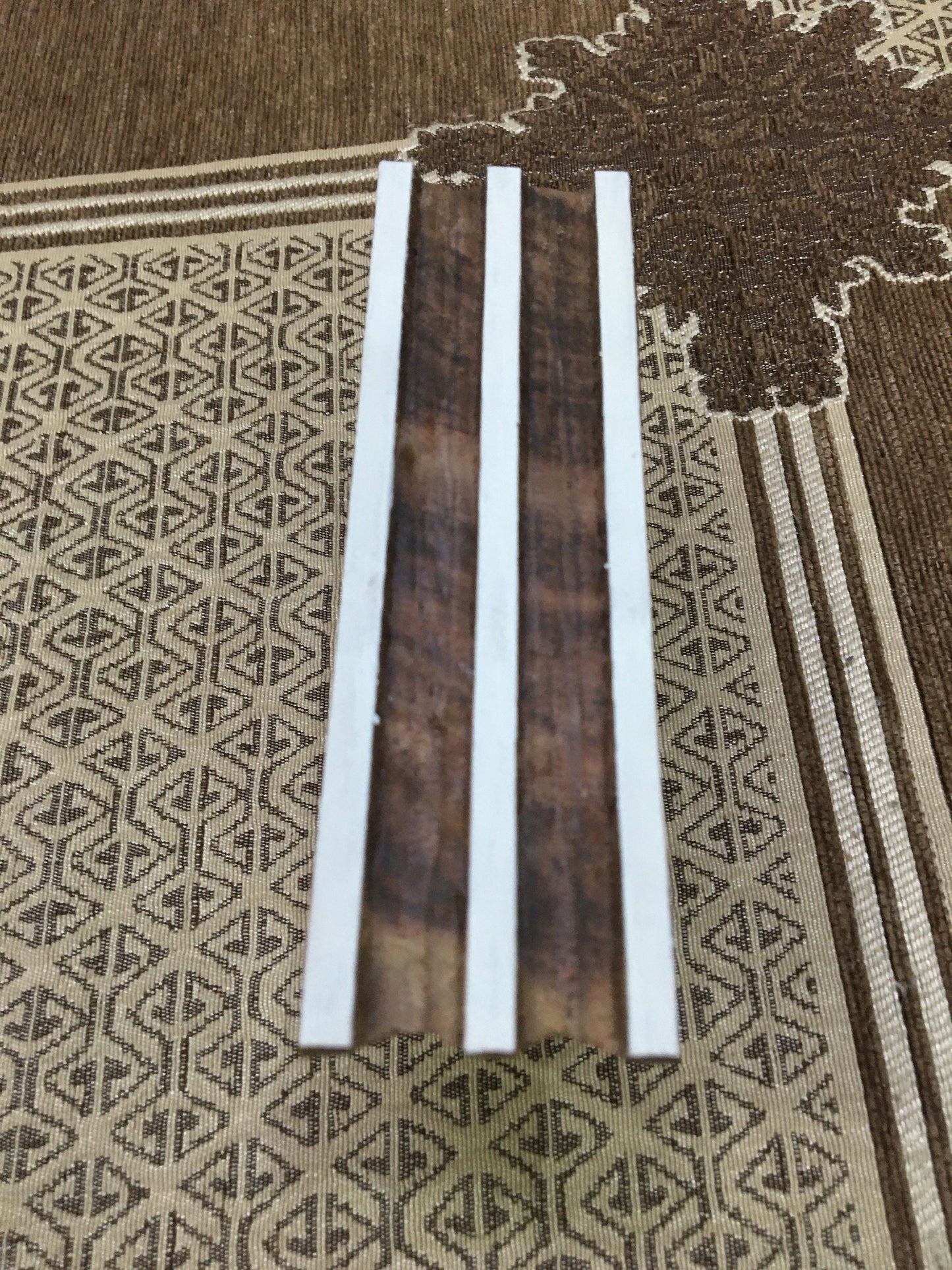 Triple Stripe Border ,hand carved Indian wood printing block; textile stamp; pottery stamp,