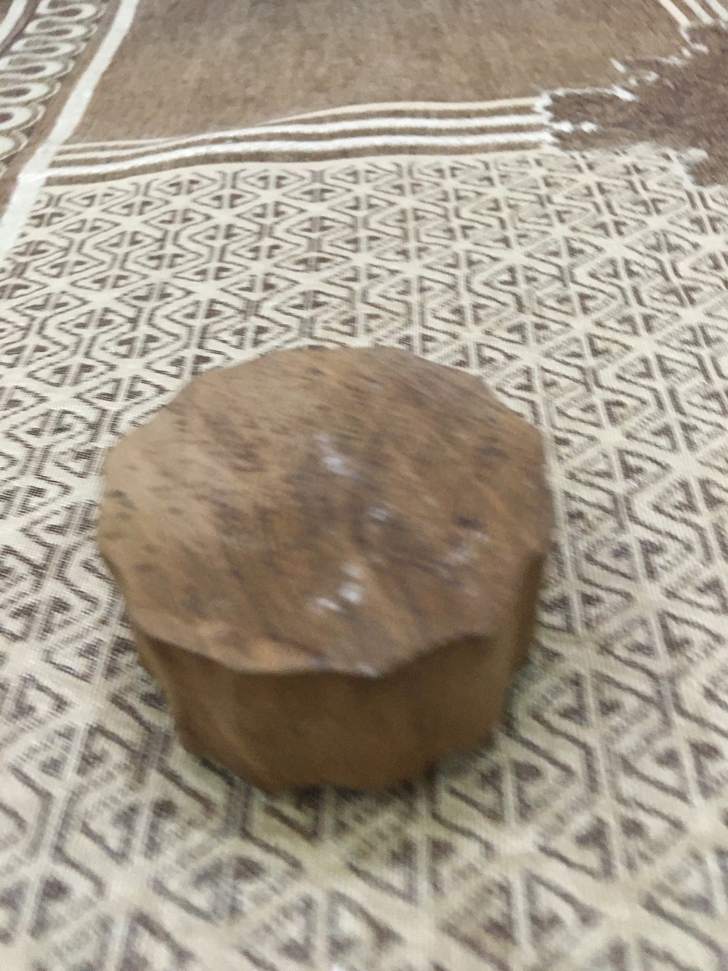Celtic Knot Circle, hand carved Indian wood printing block; textile stamp; pottery stamp,