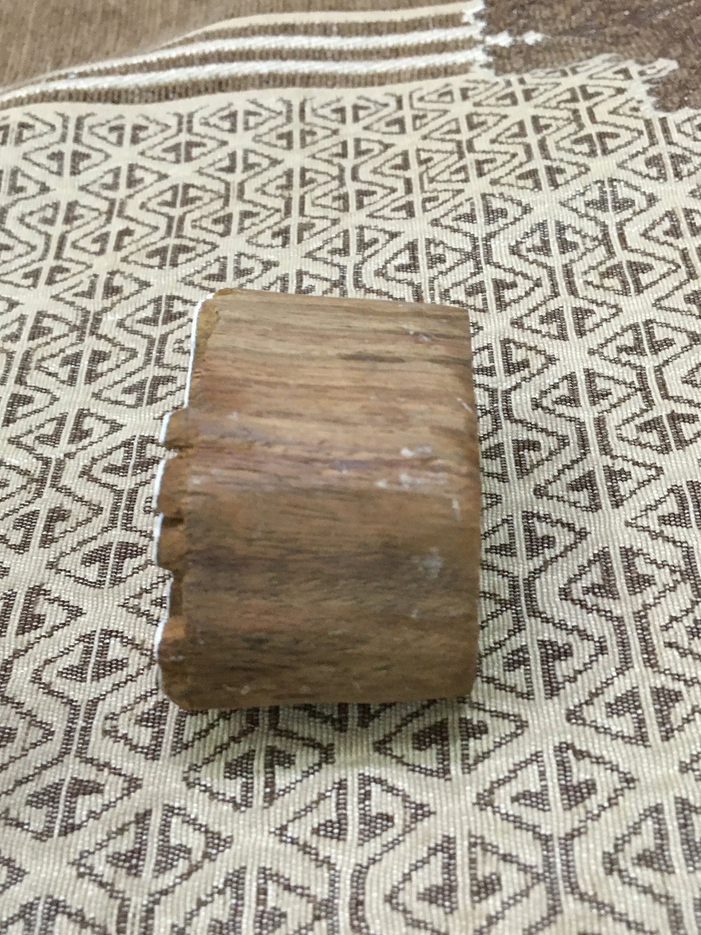 Exquisite Indian Wooden Printing Block - Small Lobster, hand carved Indian wood printing block; textile stamp; pottery stamp,