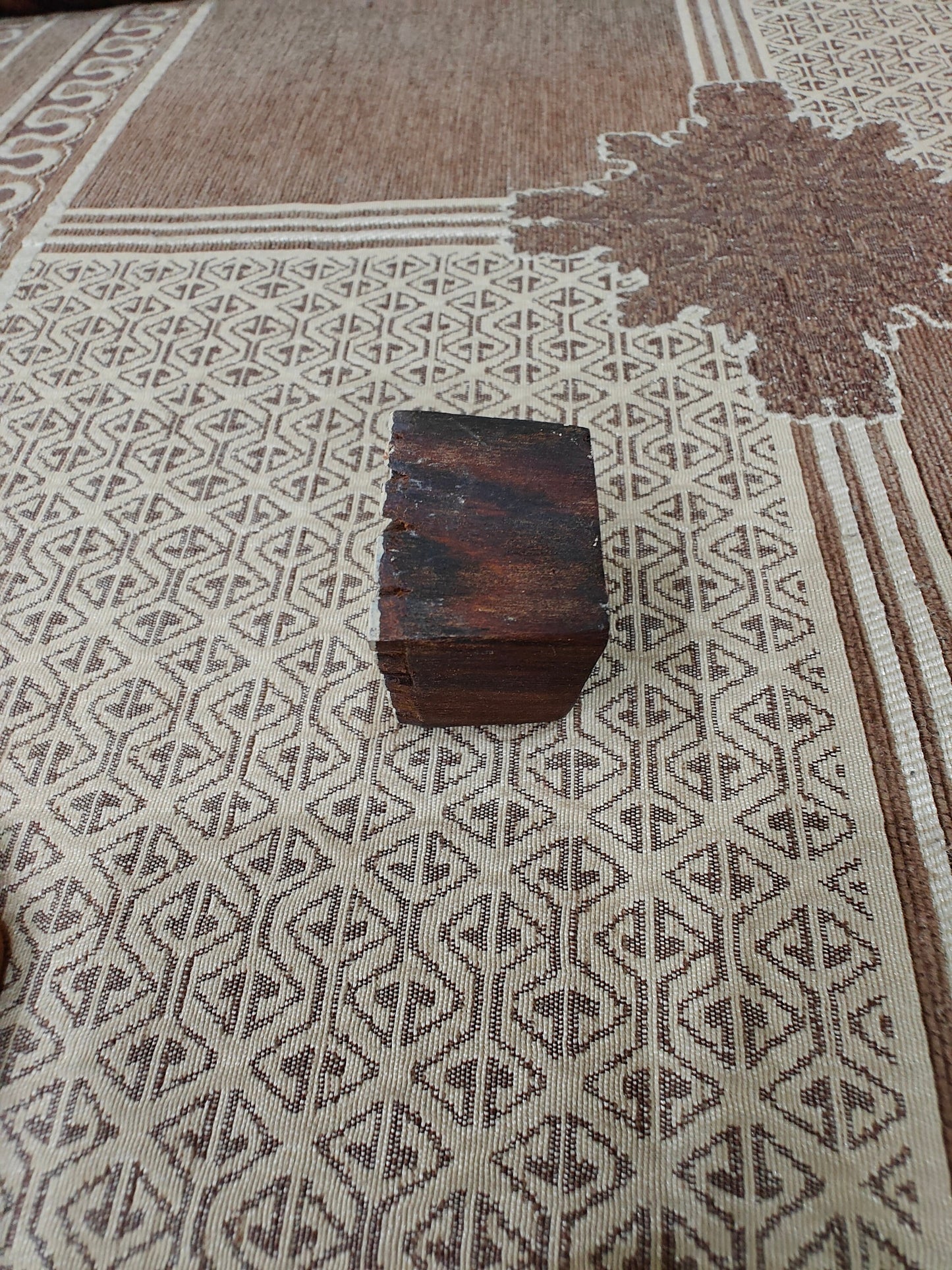 Mini square pottery stamp ceramic mold scrapbooking tjap batik printing floral carved stamps.