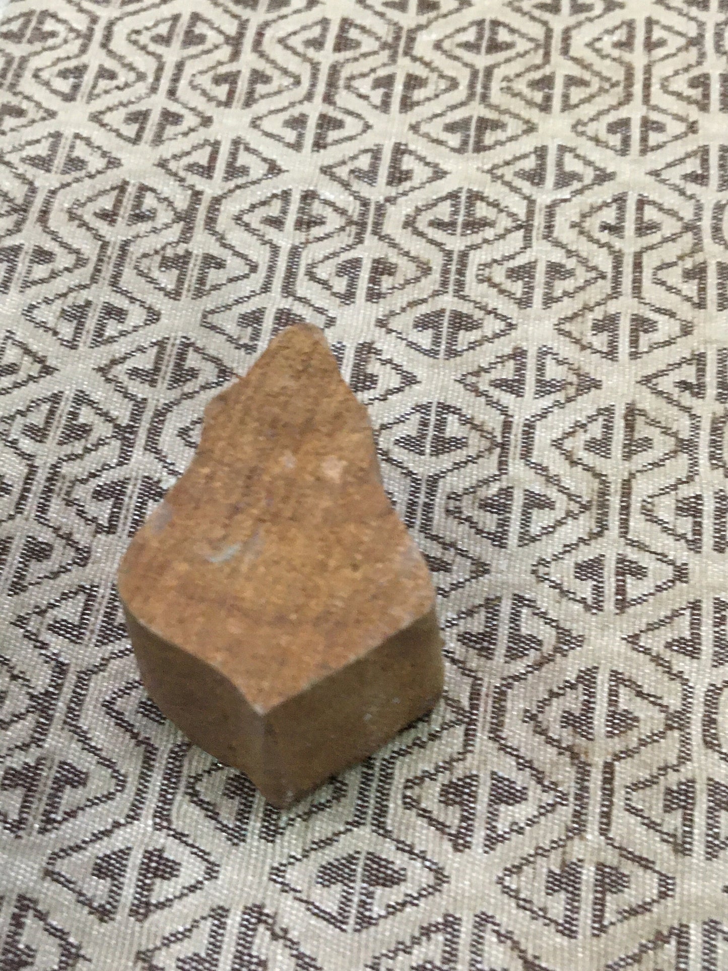 Anchor carved wooden tjaps batik printing pottery stamp, hand carved Indian wood printing block; textile stamp; pottery stamp,