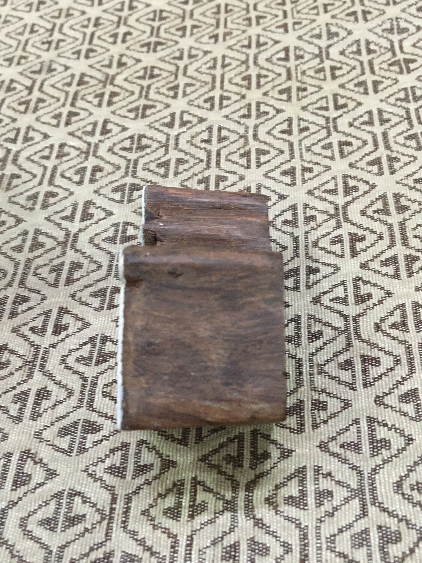 Solid Deer, hand carved Indian wood printing block; textile stamp; pottery stamp,