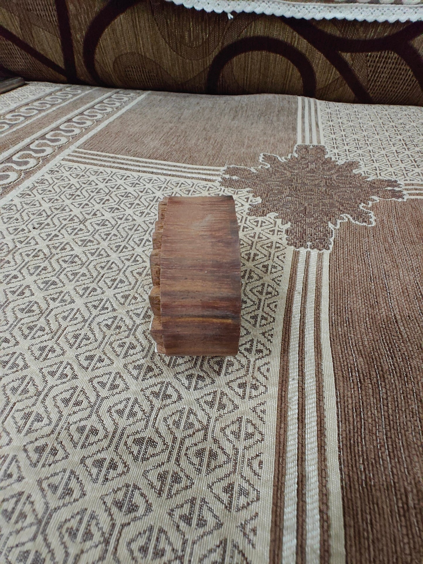 Stripy Lotus pottery stamp ceramic mold scrapbooking tjap batik printing floral carved stamps.