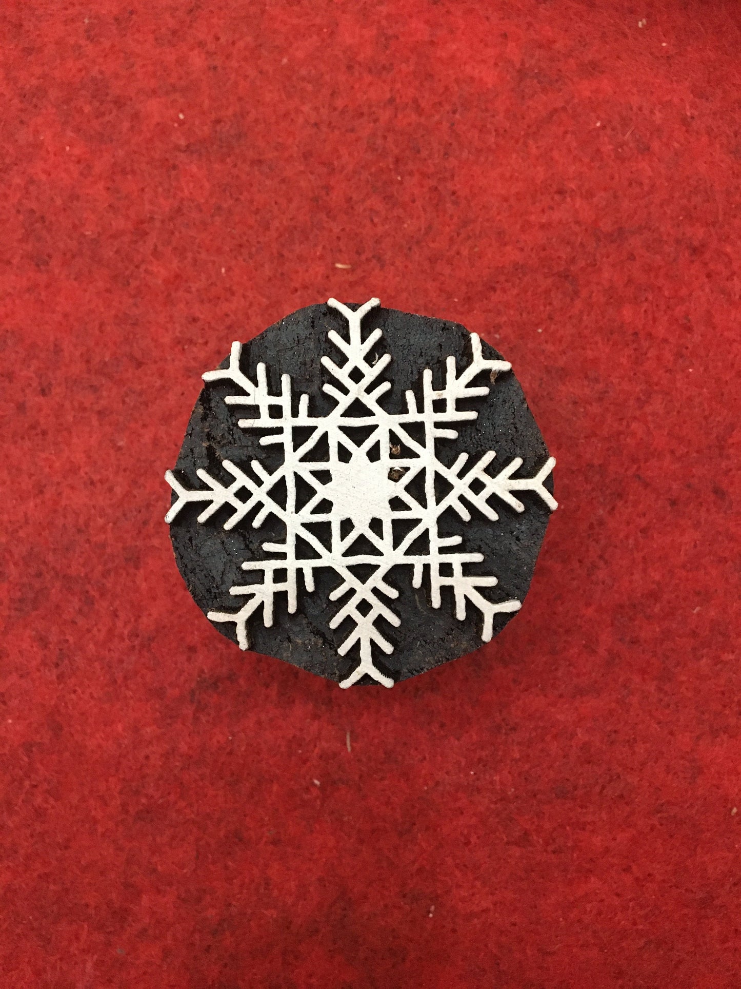 10 piece different Designs SET Snowflake Motif Wooden Textile Block Christmas Wood Block Stamp Hand Carved Stamp For Printing, Soap stamp.