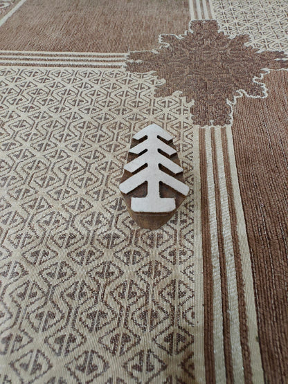 Solid Christmas Tree pottery stamp ceramic mold scrapbooking tjap batik printing floral carved stamps.