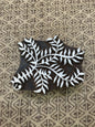 Bunch Of Leaf, hand carved Indian wood printing block; textile stamp; pottery stamp,