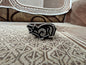 Angry Hipoo pottery stamp ceramic mold scrapbooking tjap batik printing floral carved stamps.