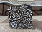 A Curly & Curvy Repeat Pattern Block 014 ,pottery stamp ceramic mold scrapbooking tjap batik printing floral carved stamps.