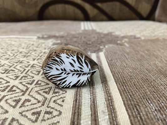 A Leaf pottery stamp ceramic mold scrapbooking tjap batik printing floral carved stamps, textile stamp; pottery stamp,