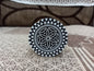 A Geometric Mandala ,pottery stamp ceramic mould scrapbooking tjap batik printing floral carved stamps.