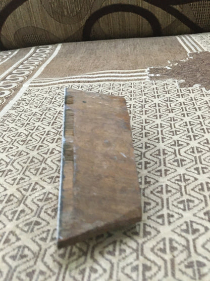 Tropical Leaf, hand carved Indian wood printing block; textile stamp; pottery stamp,