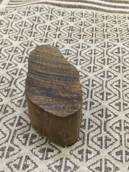 Exquisite Indian Wooden Printing Block - Small Lobster, hand carved Indian wood printing block; textile stamp; pottery stamp,