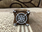 Compass Swooden stamps pottery stamp ceramic mold scrapbooking Tjaps batik printing floral carved stamps.