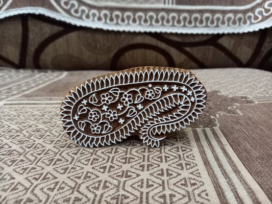 Detailed Paisley ,pottery stamp ceramic mold scrapbooking tjap batik printing floral carved stamps.