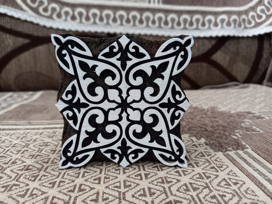Tile Design 1,pottery stamp ceramic mold scrapbooking tjap batik printing floral carved stamps.