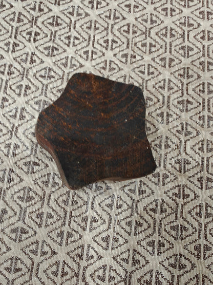 Solid Stylized Leafy Star pottery stamp ceramic mold scrapbooking tjap batik printing floral carved stamps.