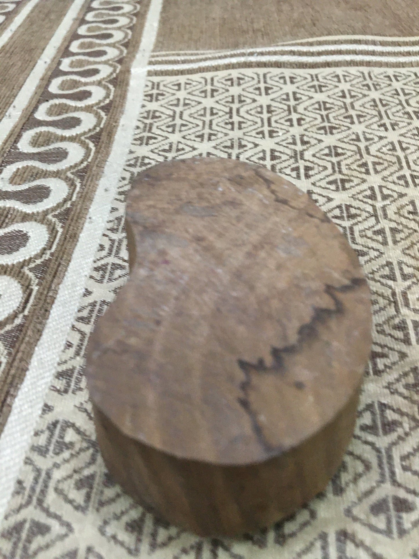 Stylish Paisley Indian Artistic Wooden Stamp , hand carved Indian wood printing block; textile stamp; pottery stamp,