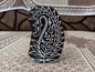 An Elegant Paisley ,pottery stamp ceramic mold scrapbooking tjap batik printing floral carved stamps.