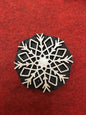 10 piece different Designs SET Snowflake Motif Wooden Textile Block Christmas Wood Block Stamp Hand Carved Stamp For Printing, Soap stamp.