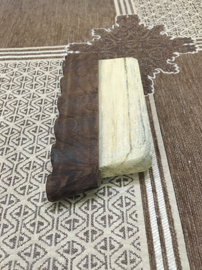 Spotty Border , wooden Tjaps, giftideas, woodstamp, potterystamp, Clay Stamps hand carved Indian wood printing block; textile stamp
