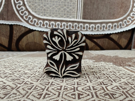 Floral Buds pottery stamp ceramic mold scrapbooking tjap batik printing floral carved stamps.