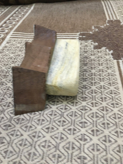Artistic Symmetry: Triple Triangle Border - Indian Wooden Printing Block With Handle, pottery stamps, textile print stamp, wood block