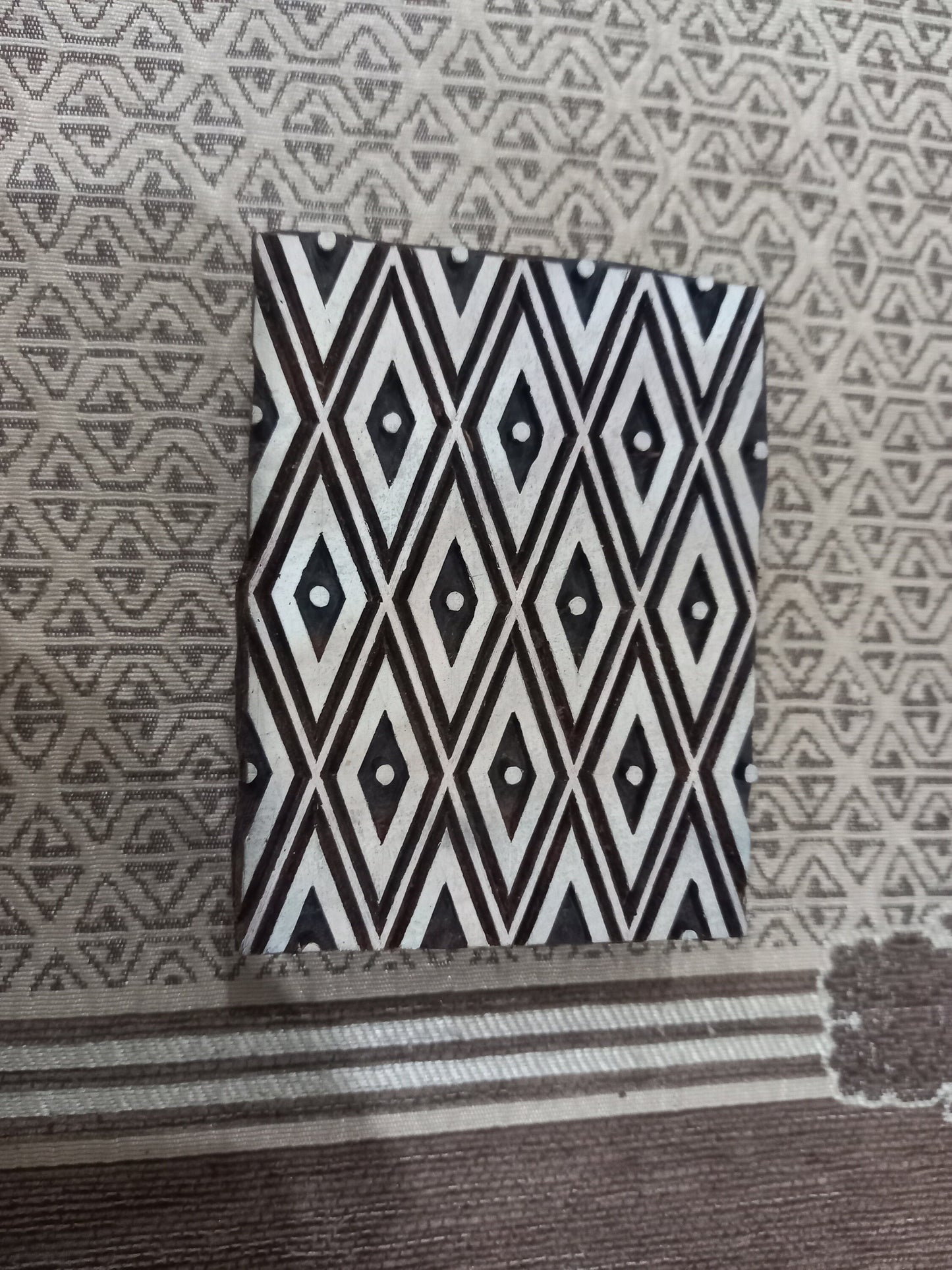 A Repeat Pattern Block 09 ,pottery stamp ceramic mold scrapbooking tjap batik printing floral carved stamps.