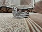 Solid Stylish Bird pottery stamp ceramic mold scrapbooking tjap batik printing floral carved stamps.