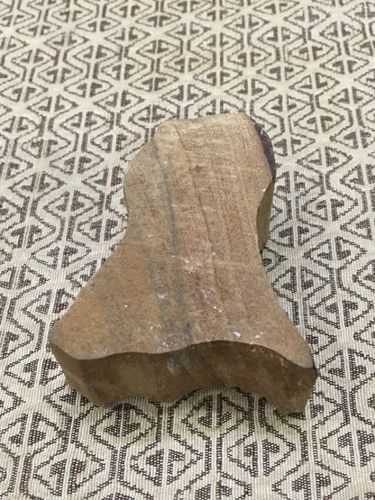 Bird on Branch, hand carved Indian wood printing block; textile stamp; pottery stamp,